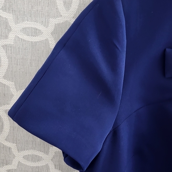 COPY - NWT Anne Klein Scuba Keyhole Bow front short sleeve Sheath Dress 10 - Picture 4 of 9